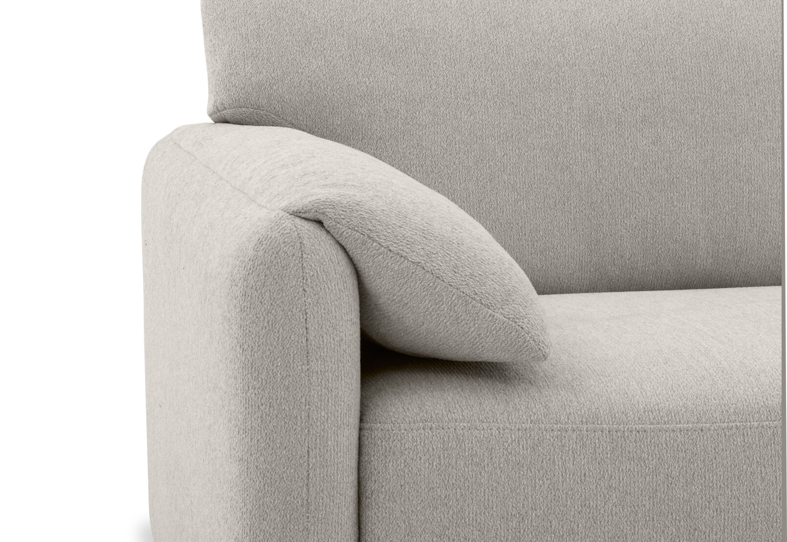 VARLEY FABRIC - Modular Left Hand Facing Chair VARLEY FABRIC