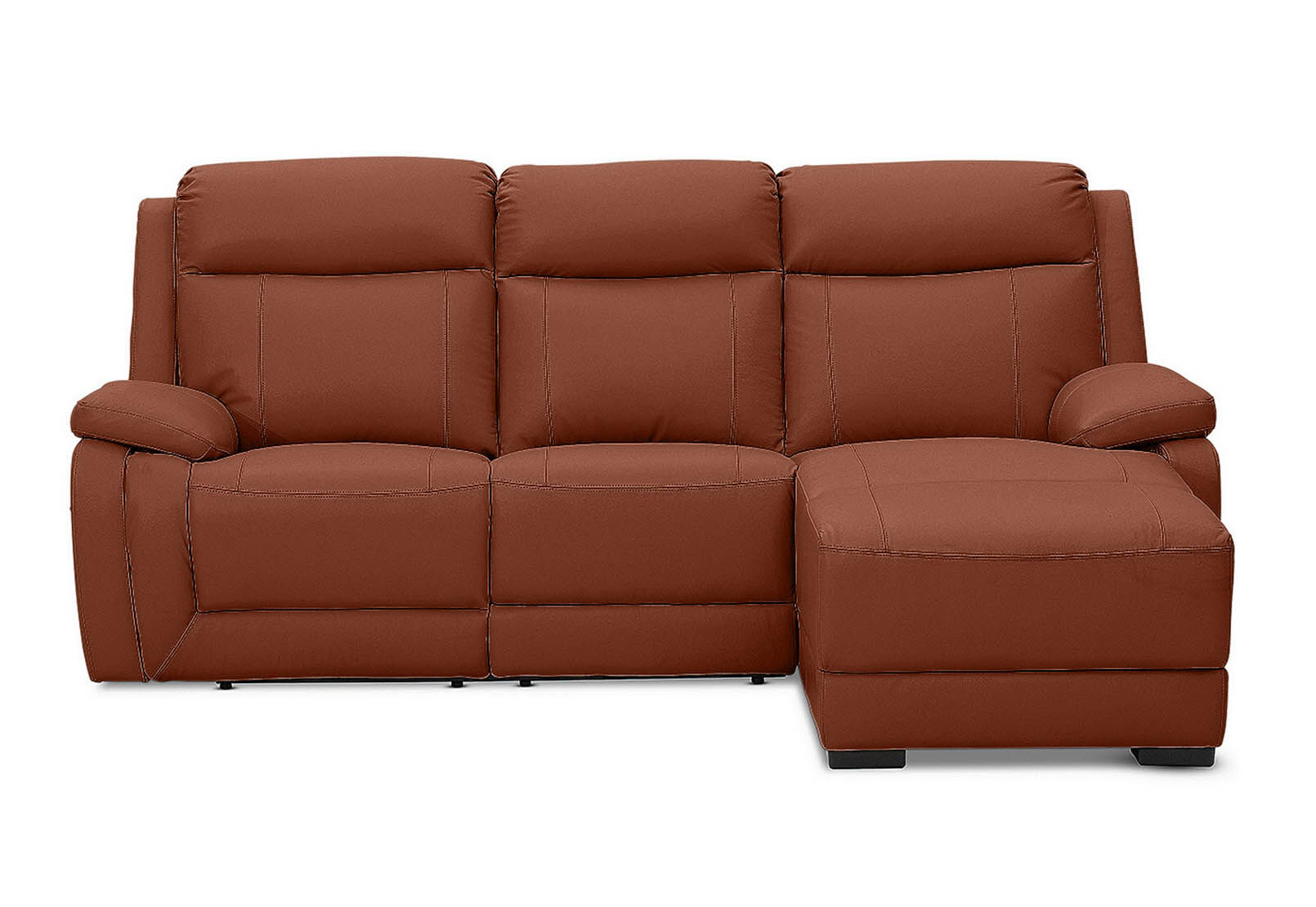 SAN MARCO - Leather 3 Seater Right-Hand Facing Chaise SAN MARCO