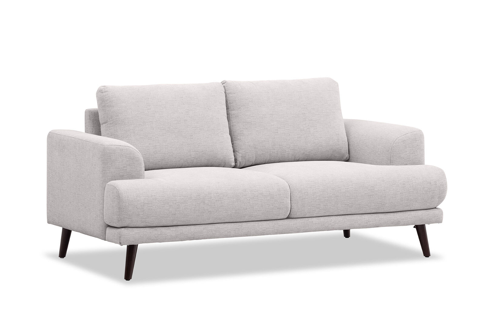 LIGHT GREY JERMAINE FABRIC 2 Seat Sofa