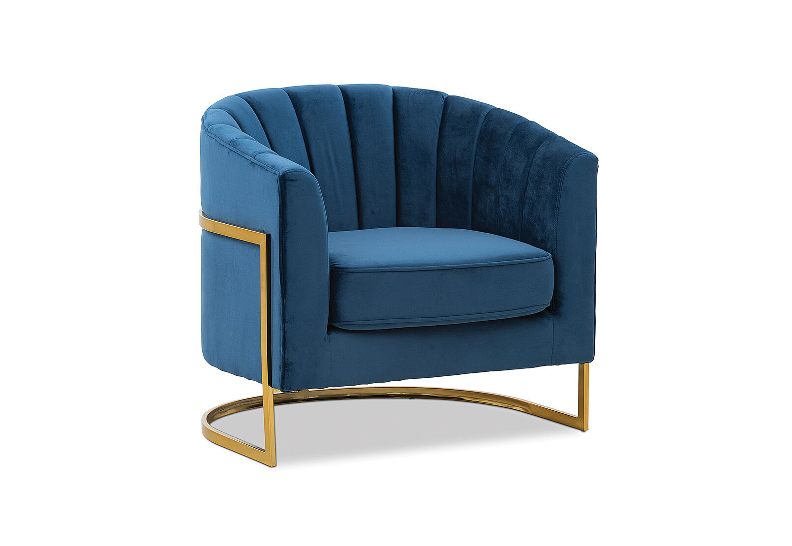 velvet blue tessie velvet accent chair  amart furniture