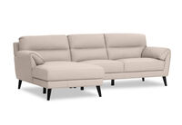 LYDIA LEATHER - 3 Seater LHF Chaise LYDIA LEATHER