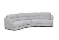 ELISEO FABRIC - 4 Seater Curved Sofa ELISEO FABRIC