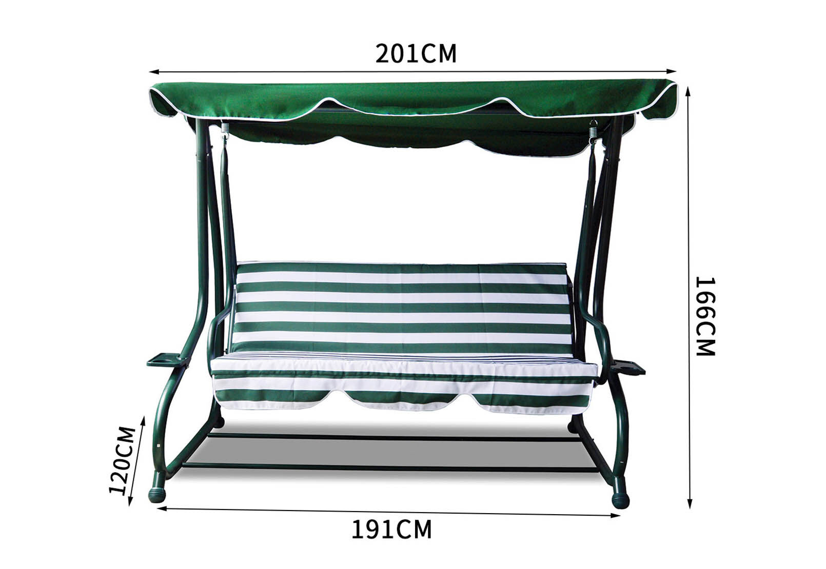 GREEN AMELIA Green Seat Swing