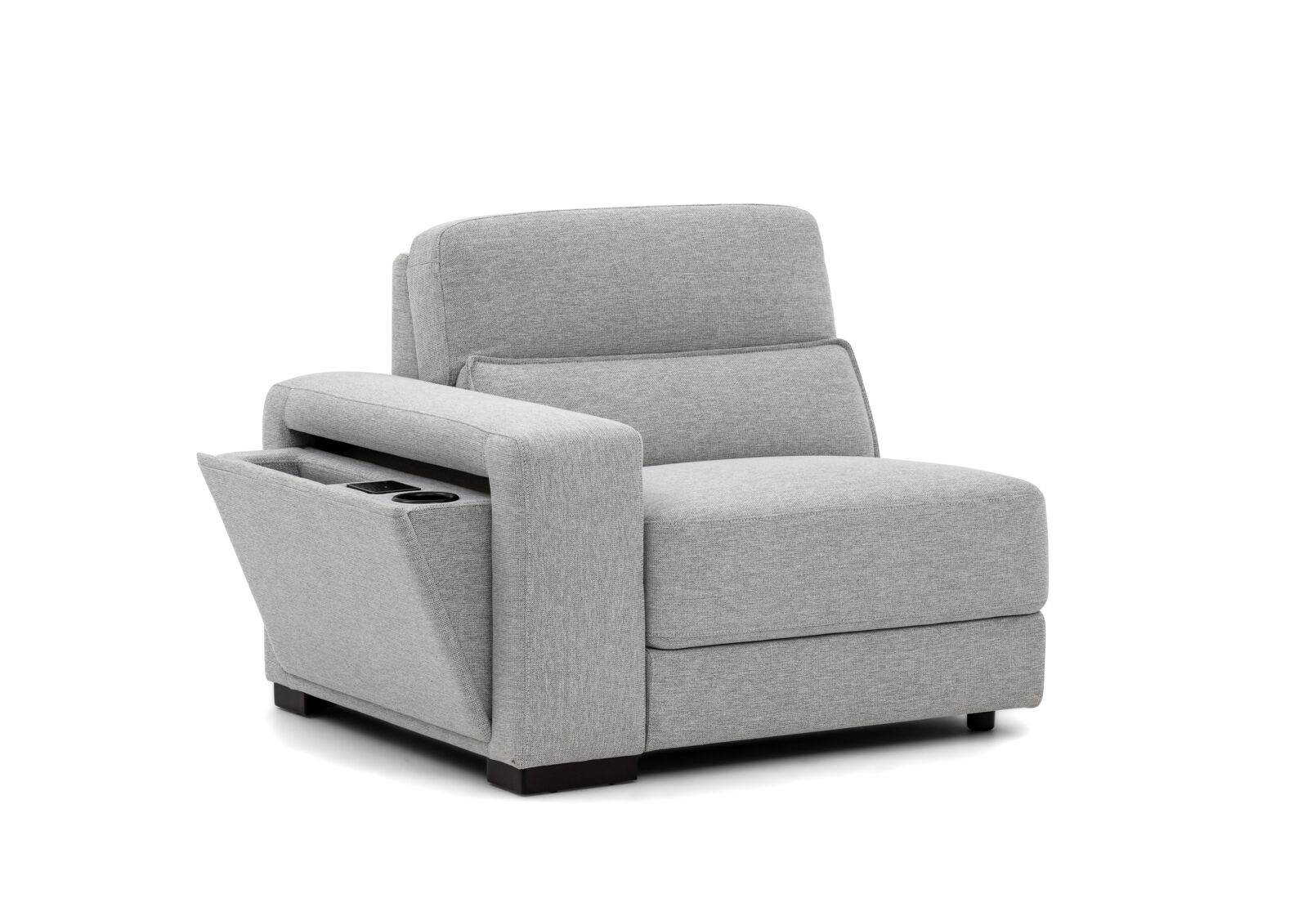 ELISEO FABRIC - 4 Seater Corner RHF Chaise with Console ELISEO FABRIC
