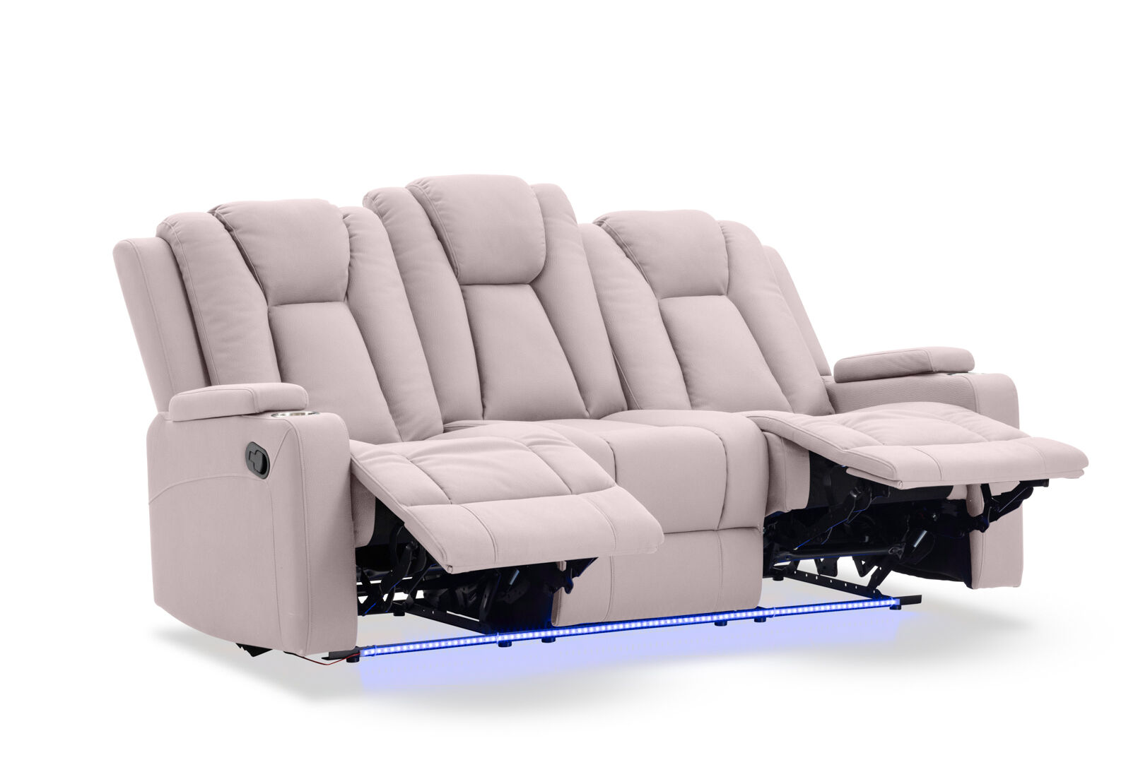 TRAVIS FABRIC - 3 Seater with Recliners TRAVIS FABRIC