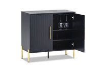 DELGADO - Black Wine Cabinet DELGADO