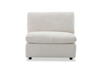 SUNNI FABRIC - Modular Armless Chair SUNNI FABRIC