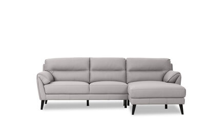 LYDIA LEATHER - 3 Seater RHF Chaise