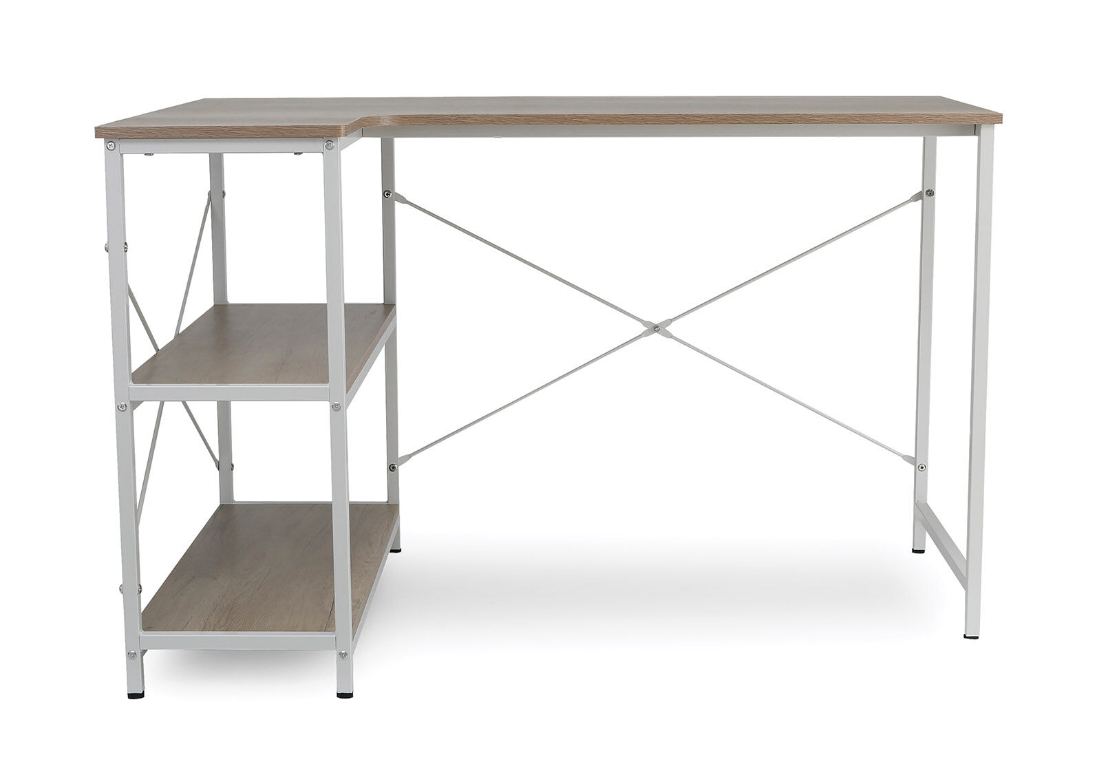 WHITE CARY Corner Desk Amart Furniture