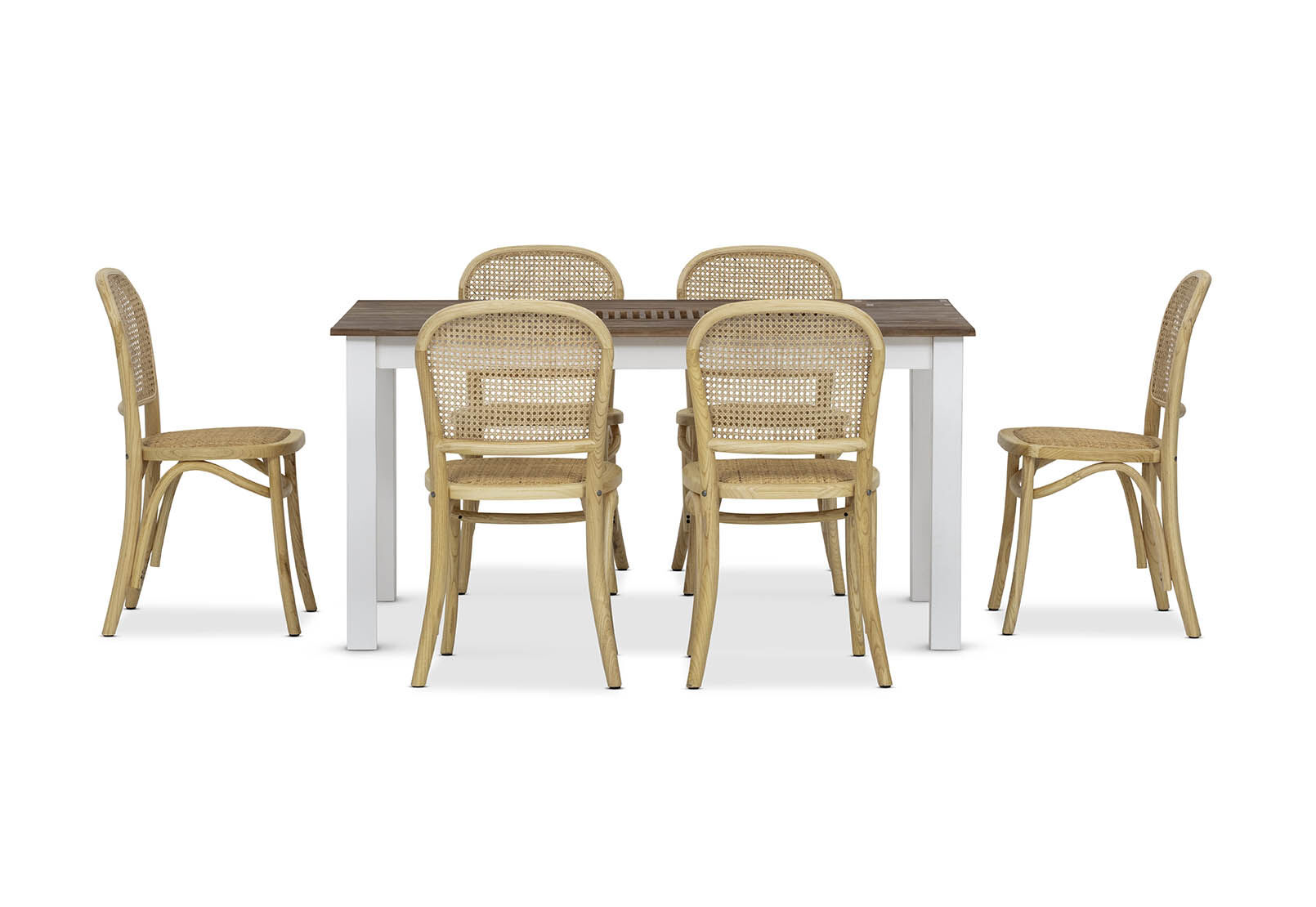 SANTO ANDRE - 7 Piece Dining Suite with Toulouse Dining Chairs. SANTO ANDRE