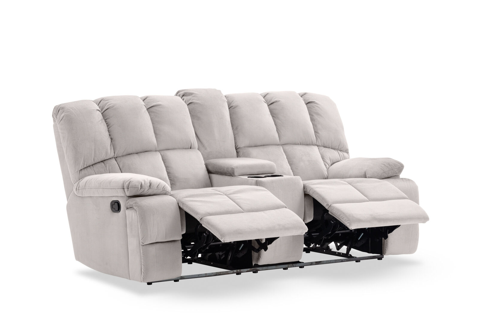LEBRON FABRIC - 2 Seater with Recliners and Console LEBRON FABRIC