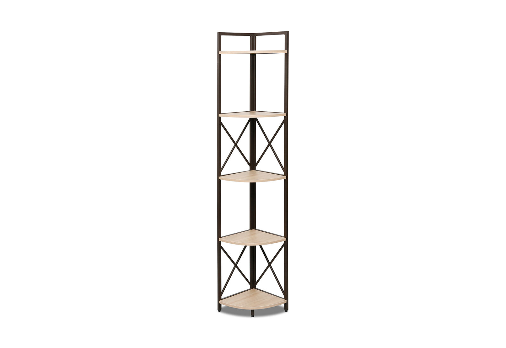 DUNN - 5 Tier Corner Bookcase DUNN