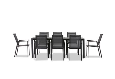 COSTA RICA - 9 Piece Outdoor Dining Setting