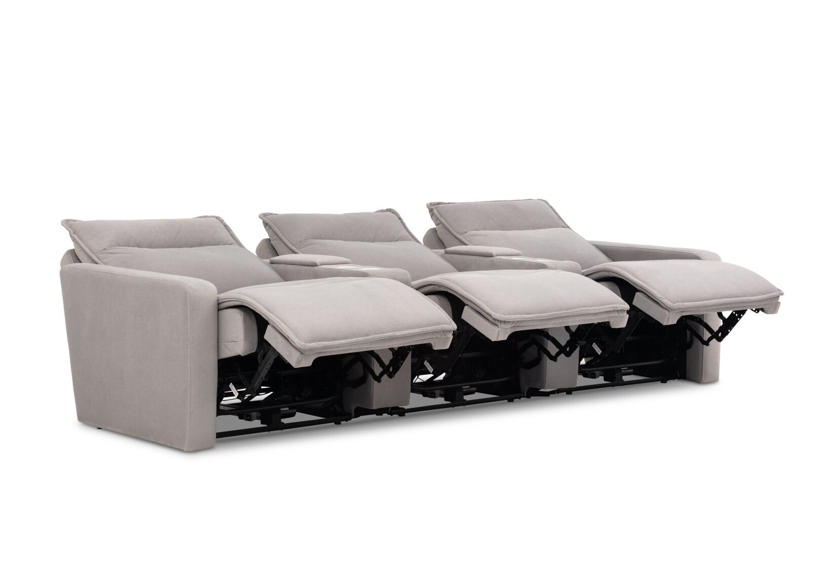 ALCINA FABRIC - 3 Seater Theatre Suite ALCINA FABRIC