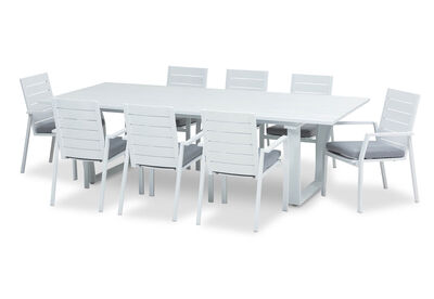 HAVENCOURT - 9 Piece Outdoor Dining Setting
