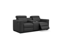 DAMIAN LEATHER - 2 Seater Sofa with inbuilt Electric Recliners DAMIAN LEATHER