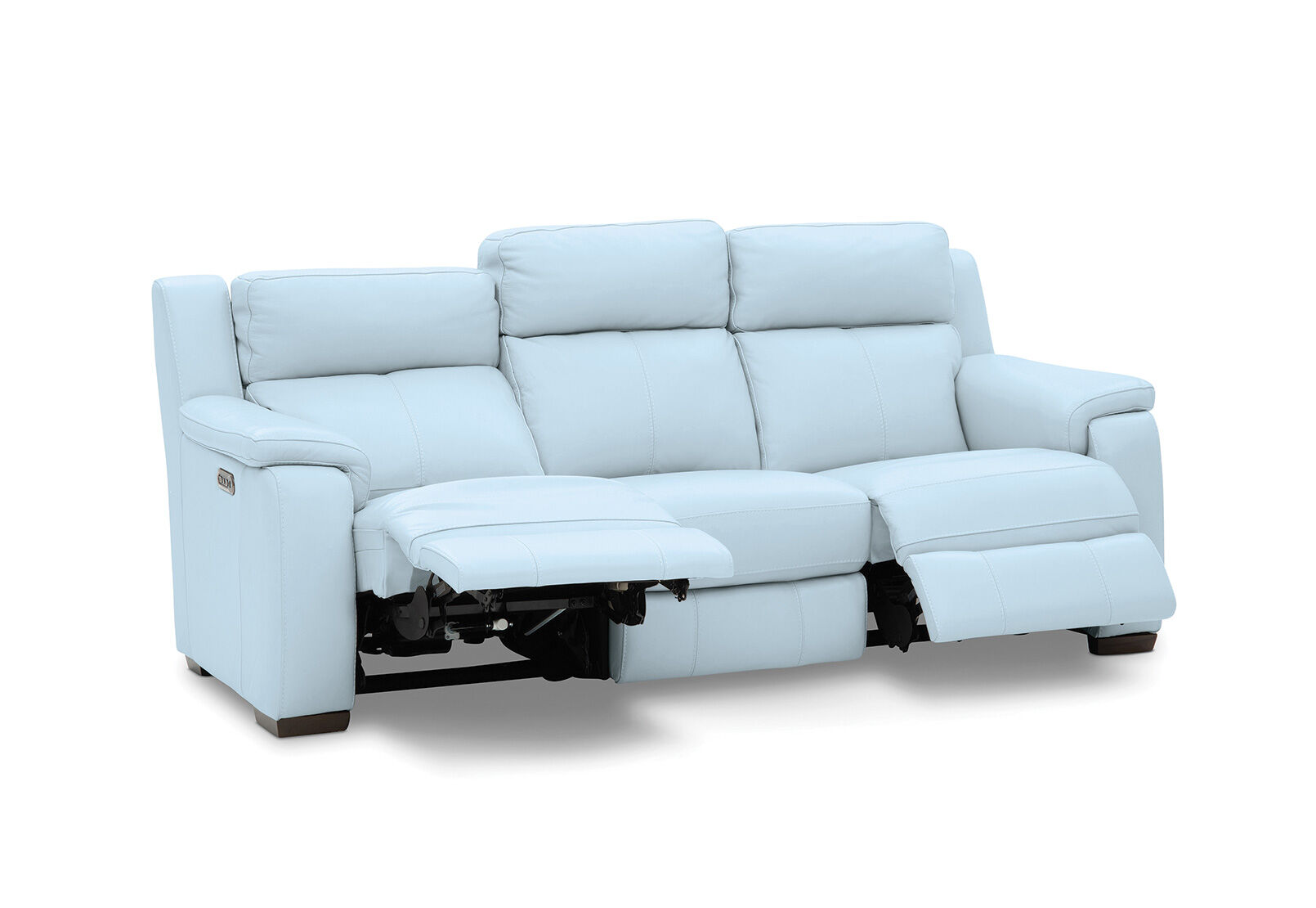CAPELLO - Leather 3 Seater Sofa with 2 Inbuilt Electric Recliners CAPELLO