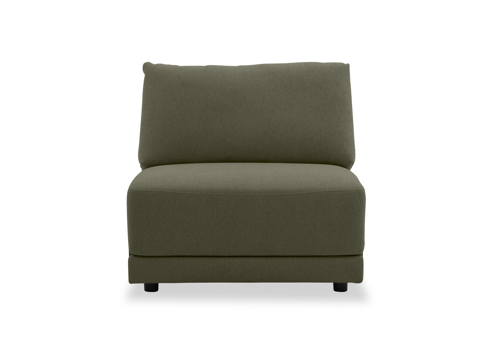 GREEN VARLEY FABRIC Modular Armless Chair (Fabric)