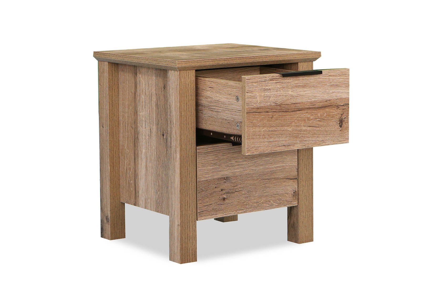 BRADSHAW - 2 Drawer Bedside BRADSHAW