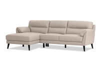 LYDIA LEATHER - 3 Seater LHF Chaise LYDIA LEATHER