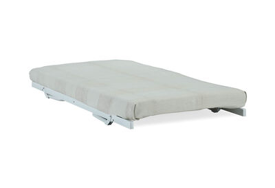 FUNES - White Single Trundle Bed