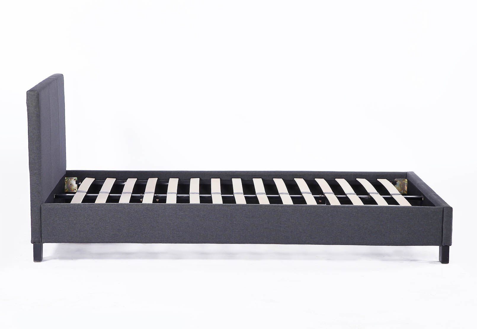 DARK GREY PAULA Dark Grey King Single Bed