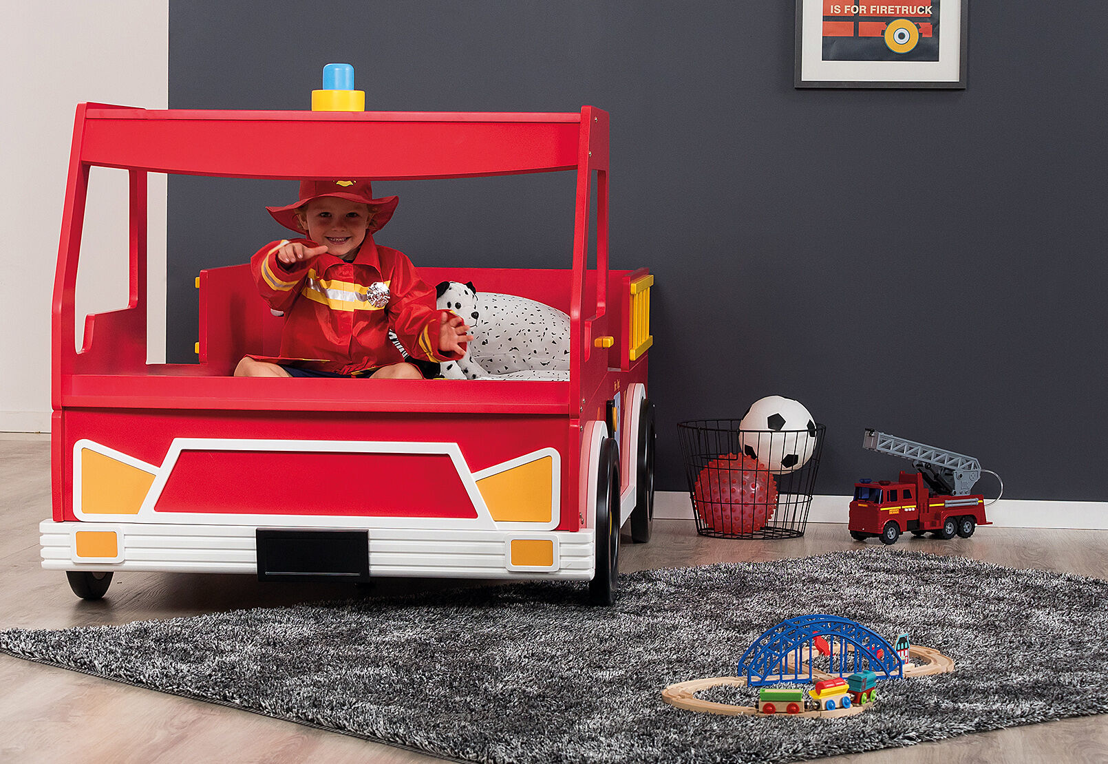 FREDDY FIRE ENGINE - Single Bed FREDDY FIRE ENGINE