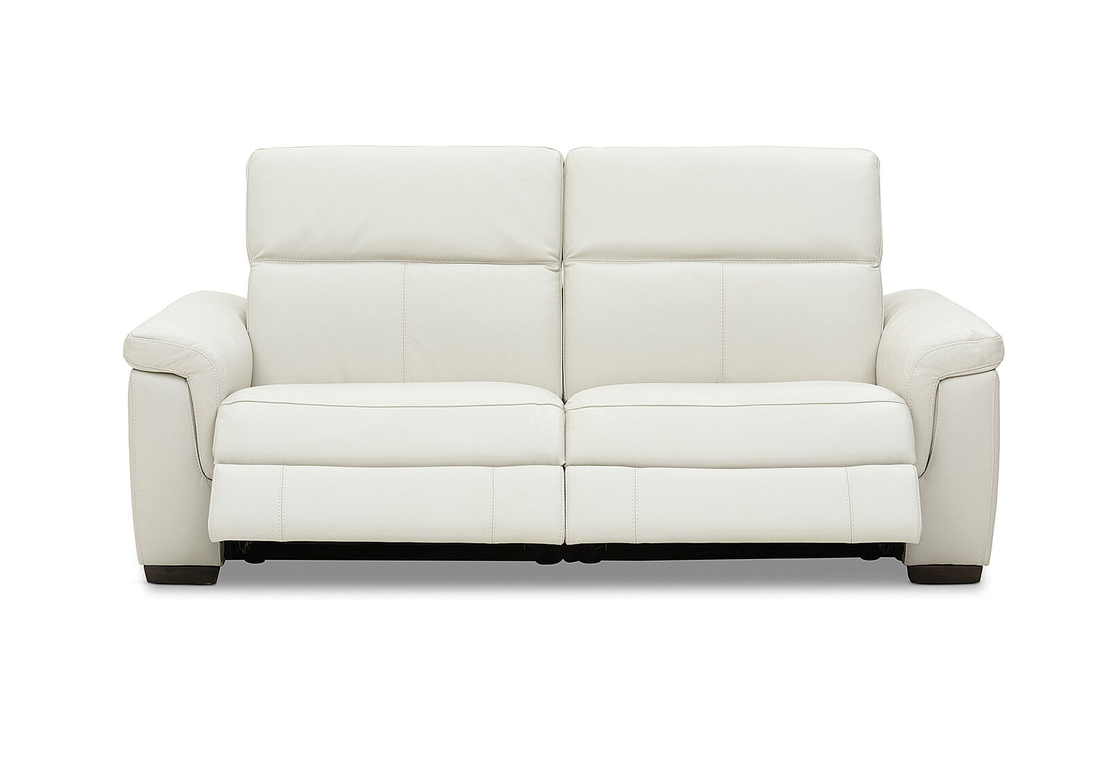 LUCIANO - Leather 2.5 Seater Sofa with 2 Electric Recliners LUCIANO