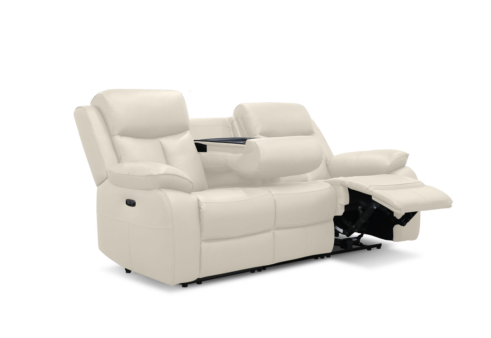 DACIA LEATHER - 3 Seater Sofa with 2 inbuilt Electric Recliners DACIA LEATHER