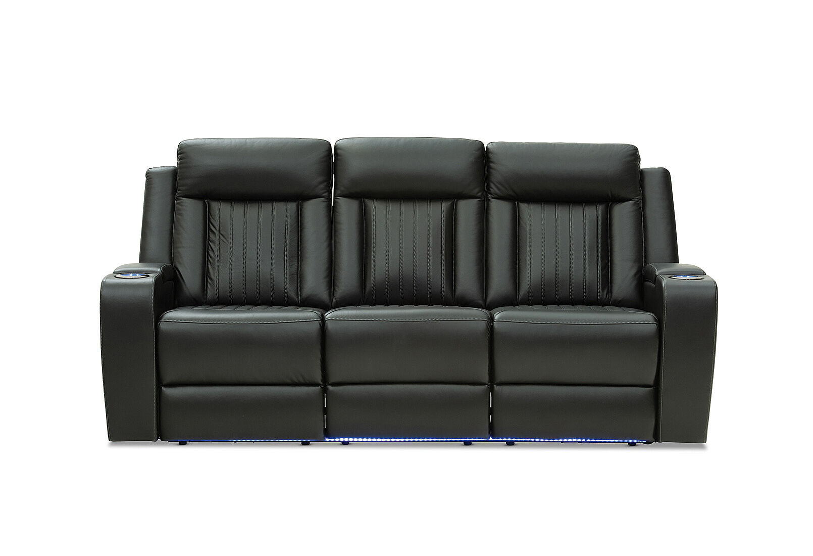 JULIUS - Leather 3 Seater with 2 Electric Recliners JULIUS