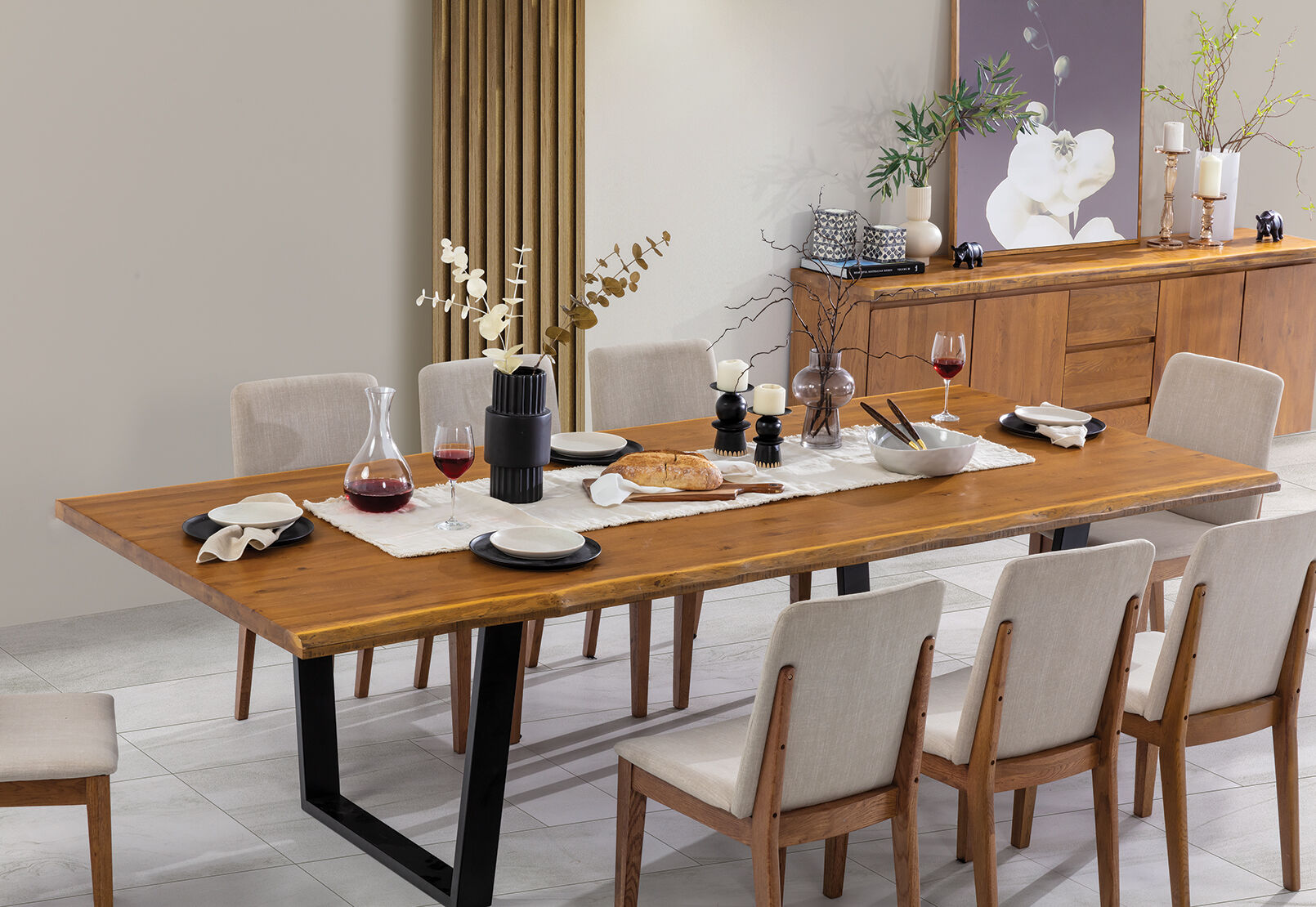 NERO - 9 Piece Dining Suite NERO