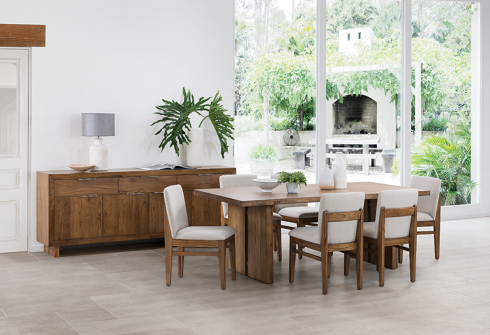 Sorvino 7 Piece Dining Room Suite Amart Furniture