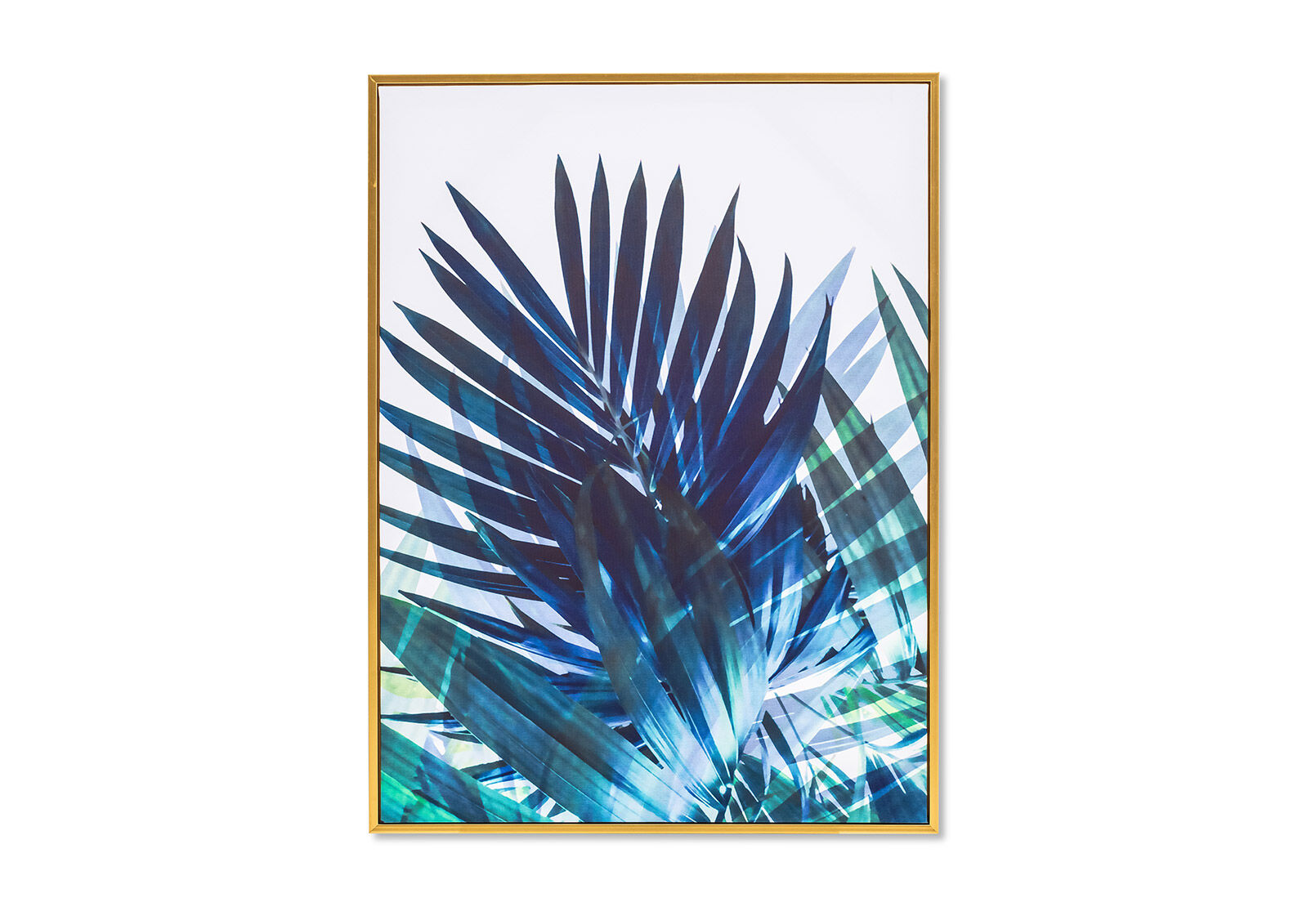 MULTI BLUE PALMS Wall Art
