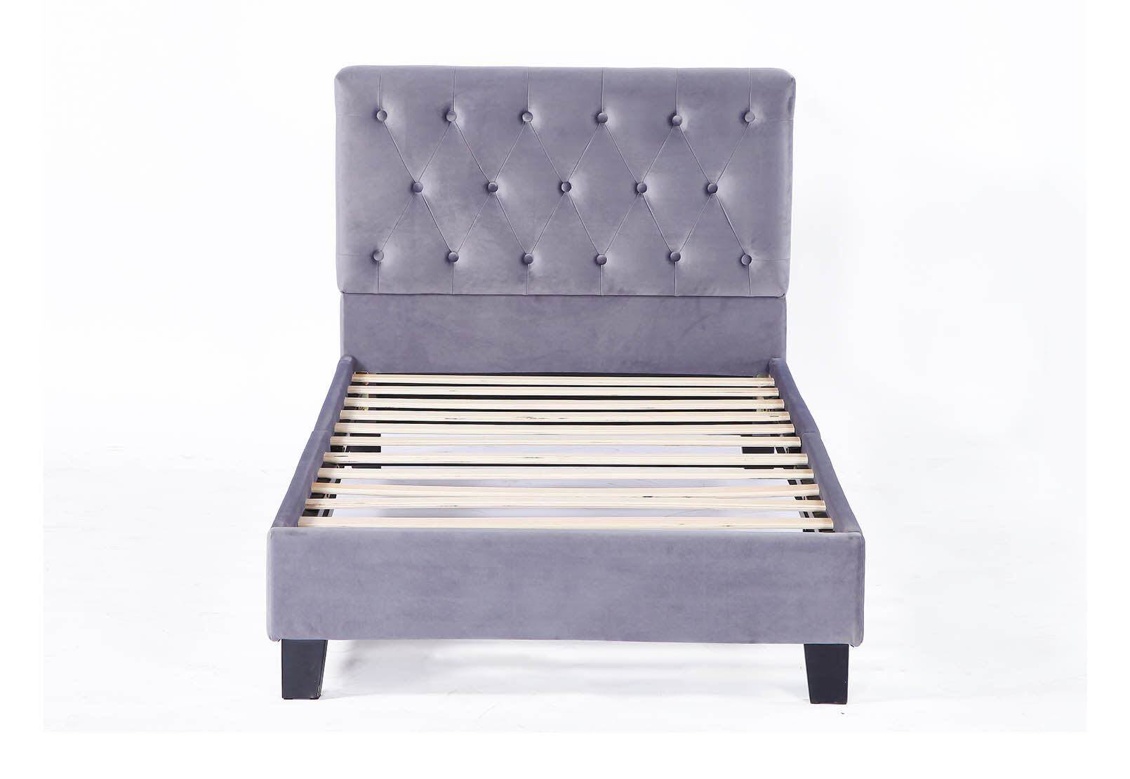 STEPHANIE - Grey Single Bed STEPHANIE