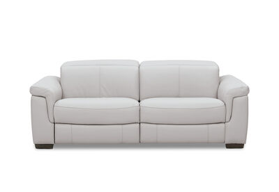 LUCIANO - Leather 2.5 Seater Sofa with 2 Electric Recliners