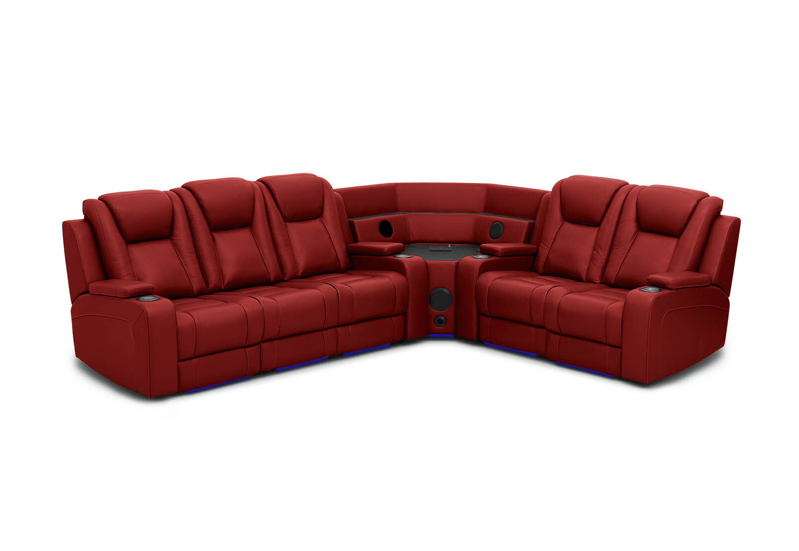 SENTINAL MK2 LEATHER - 5 Piece Corner with LHF 3 Seater SENTINAL MK2 LEATHER