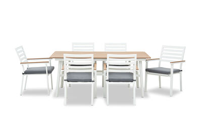 TANGALOOMA - 7 Piece Outdoor Dining Setting