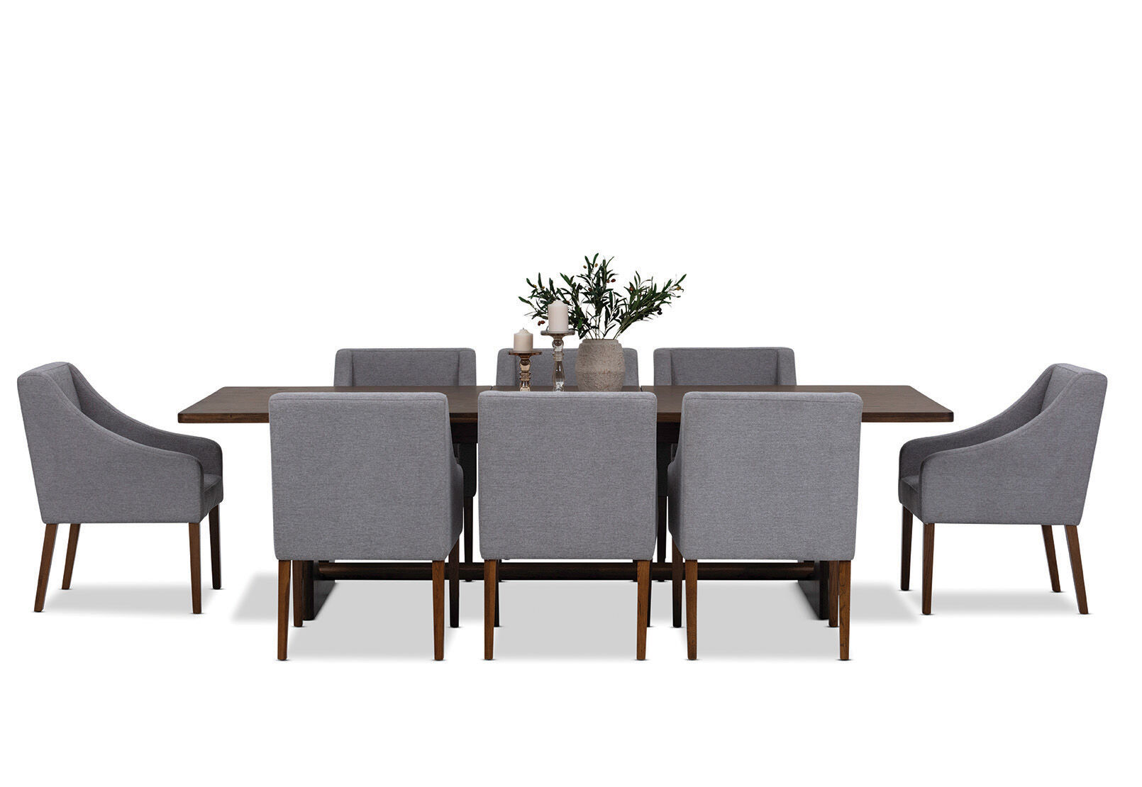 NICCOLO - 9 Piece Extension Dining Suite with Volante Dining Chairs NICCOLO