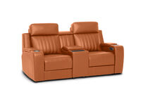 THANE LEATHER - 2 Seater with 2 Inbuilt Electric Recliners THANE LEATHER