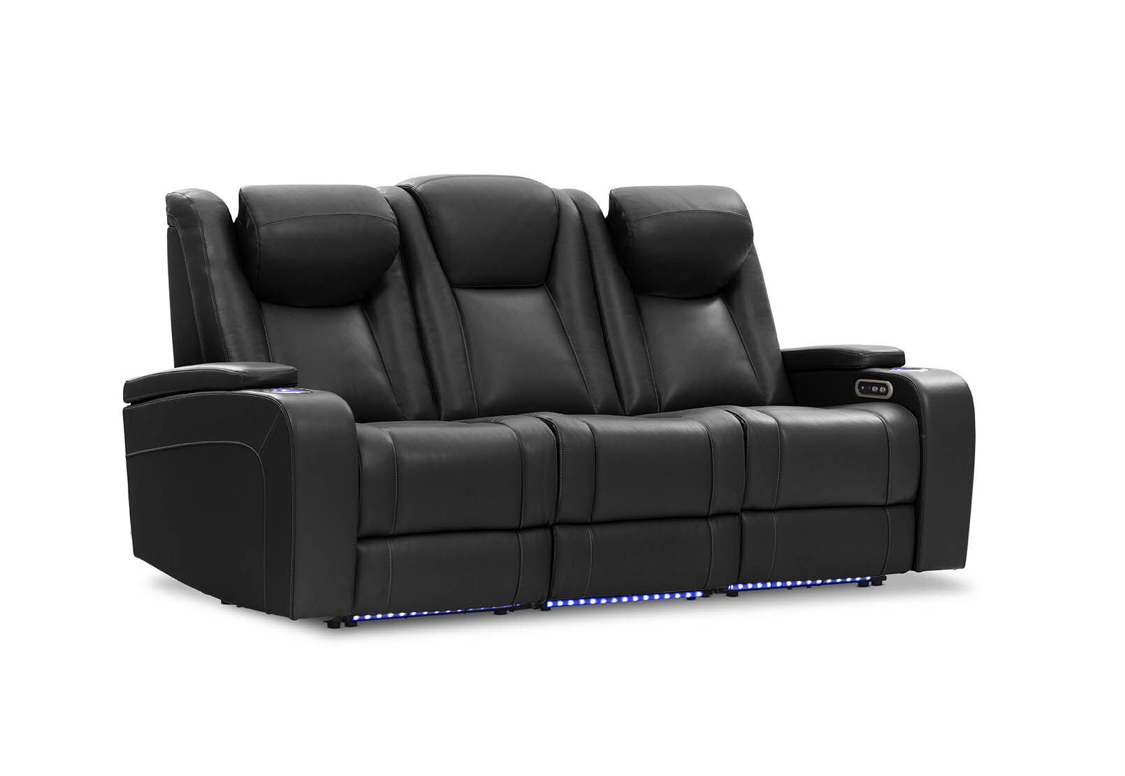 SENTINAL MK2 LEATHER - 3 Seater with 2 Electric Recliners SENTINAL MK2 LEATHER