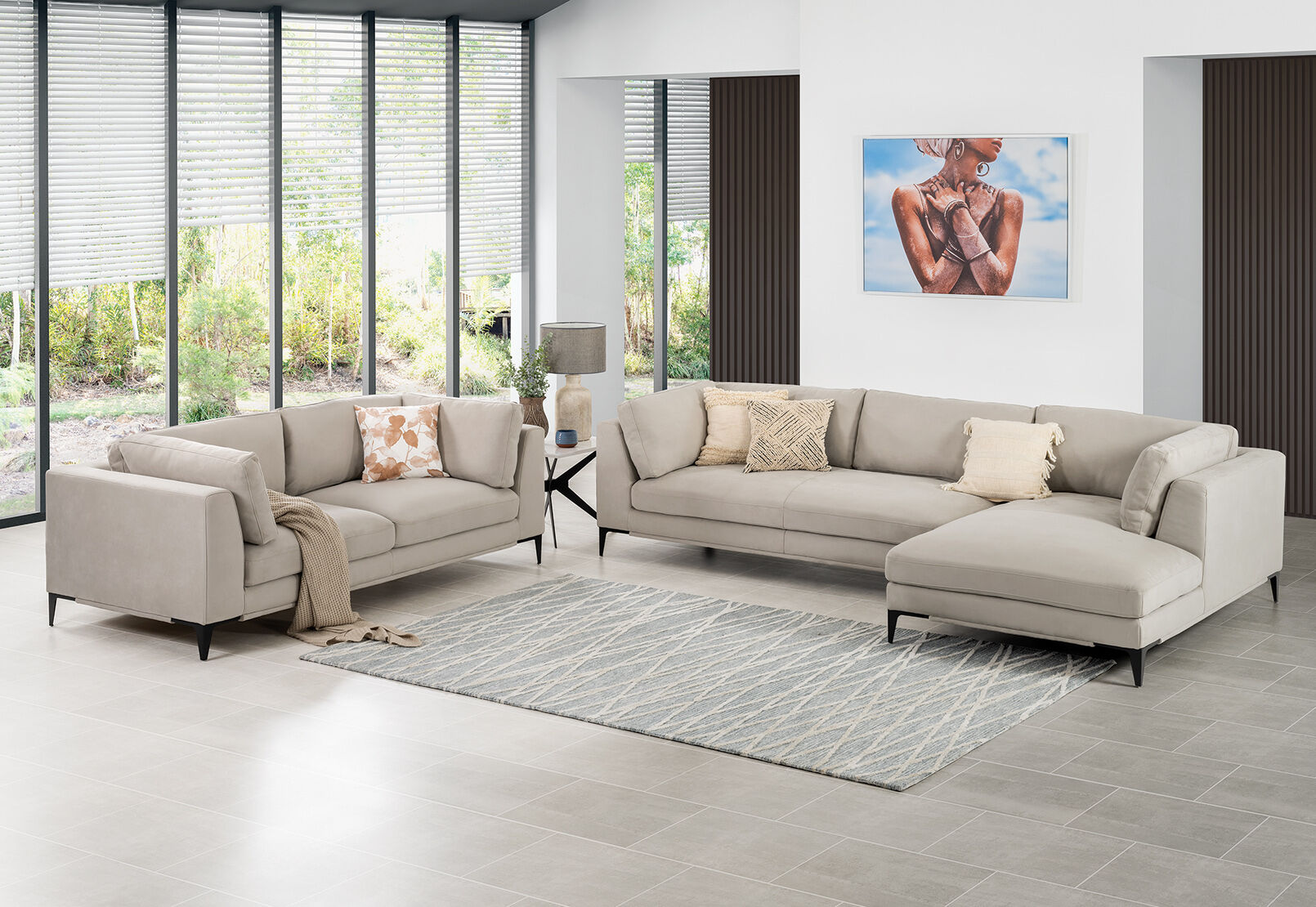 Amart 3 seater couch on sale
