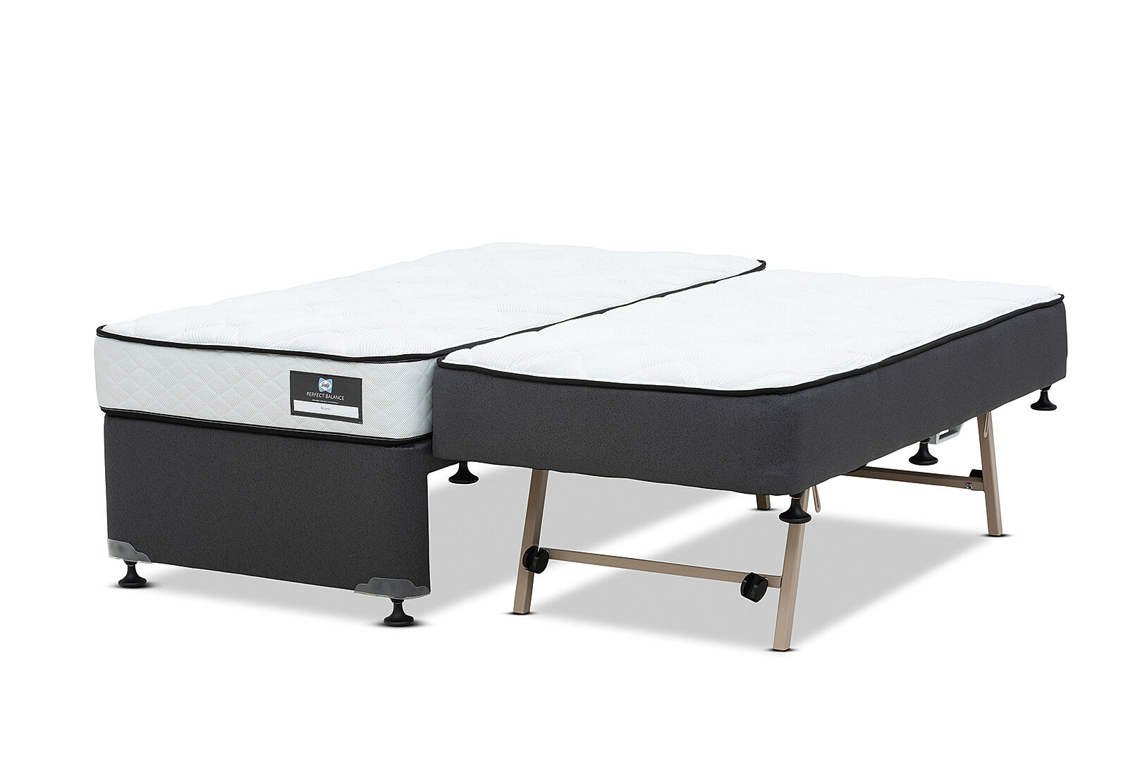 WHITE SINGLES BOUNTY FIRM King Single Trundle Package Amart Furniture