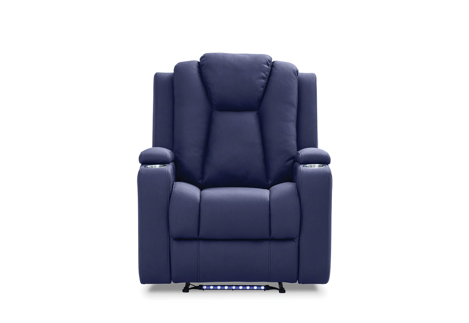 NAVY ASTORIA Buckskin Fabric Recliner