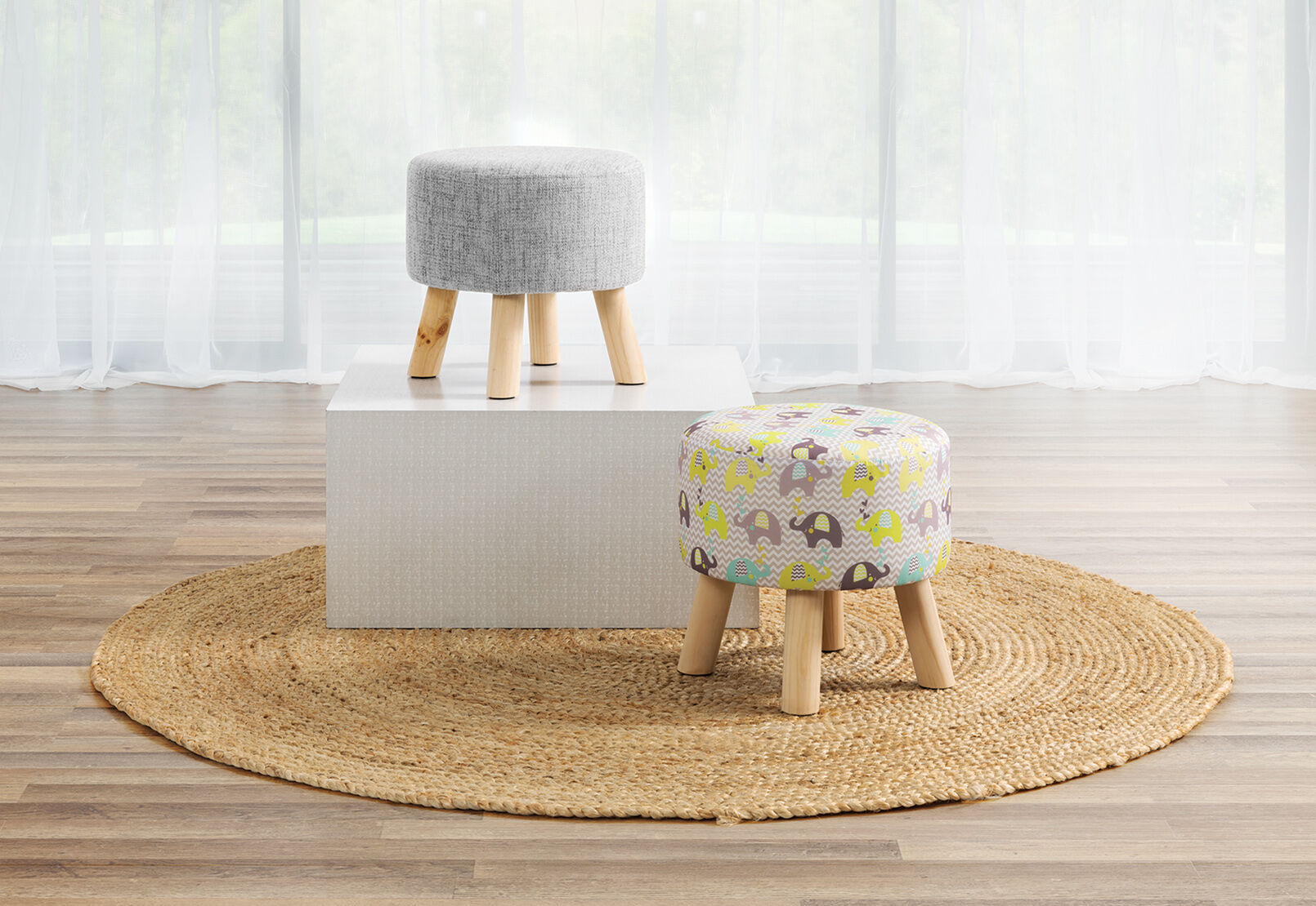 YOSHI - Fabric Stool YOSHI
