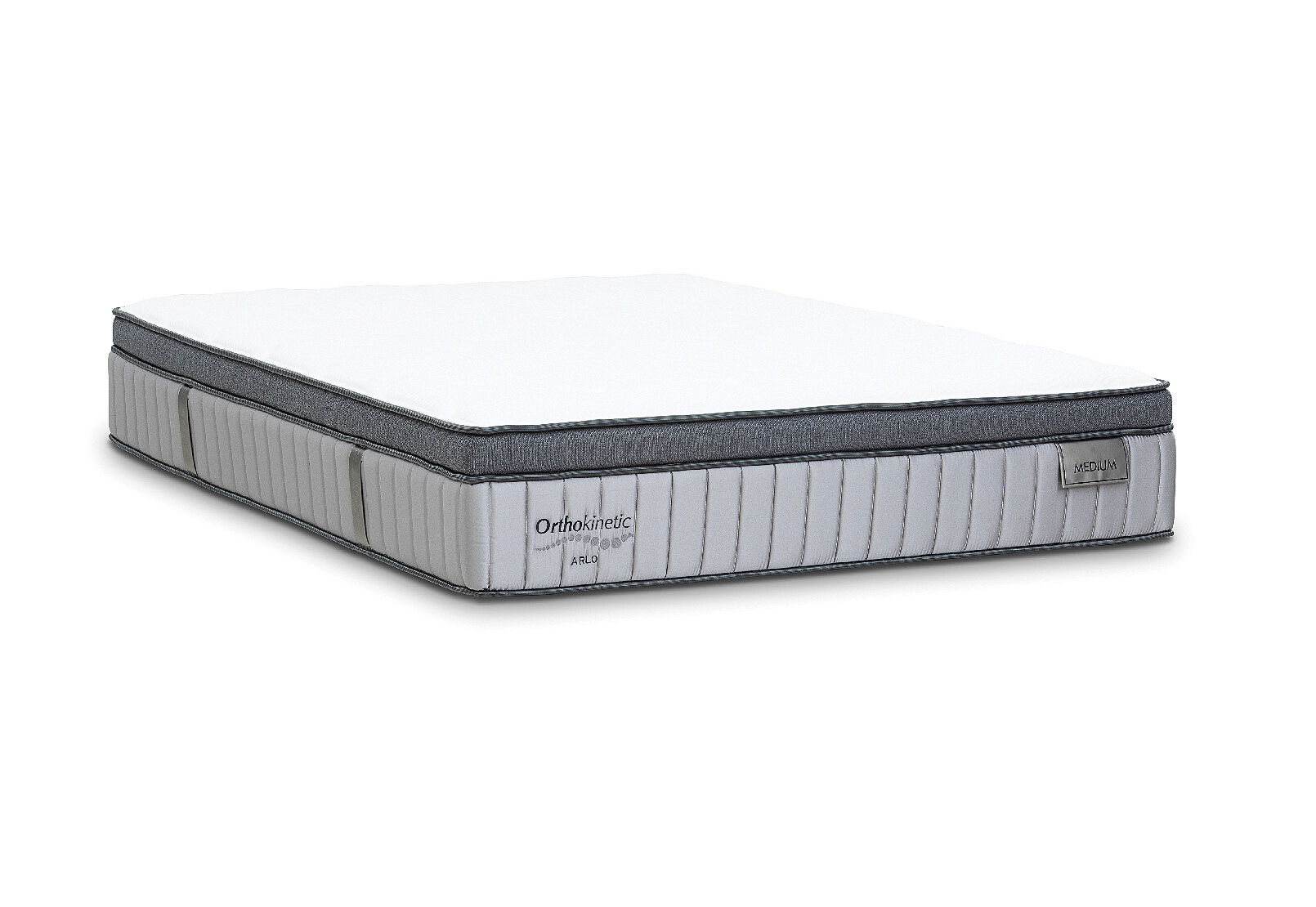WHITE/GREY ARLO MEDIUM King Mattress