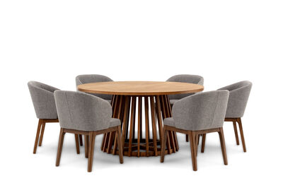 TORENTO - 7 Piece Suite with Westley Dining Chairs.