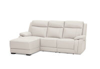 SAN MARCO - Leather 3 Seater Left-Hand Facing Chaise SAN MARCO