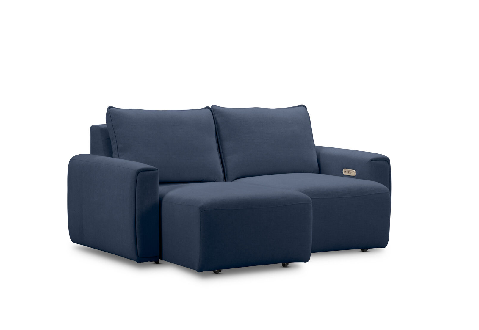MIKAELA - 2 Seater with Sliding Electric Chaise MIKAELA