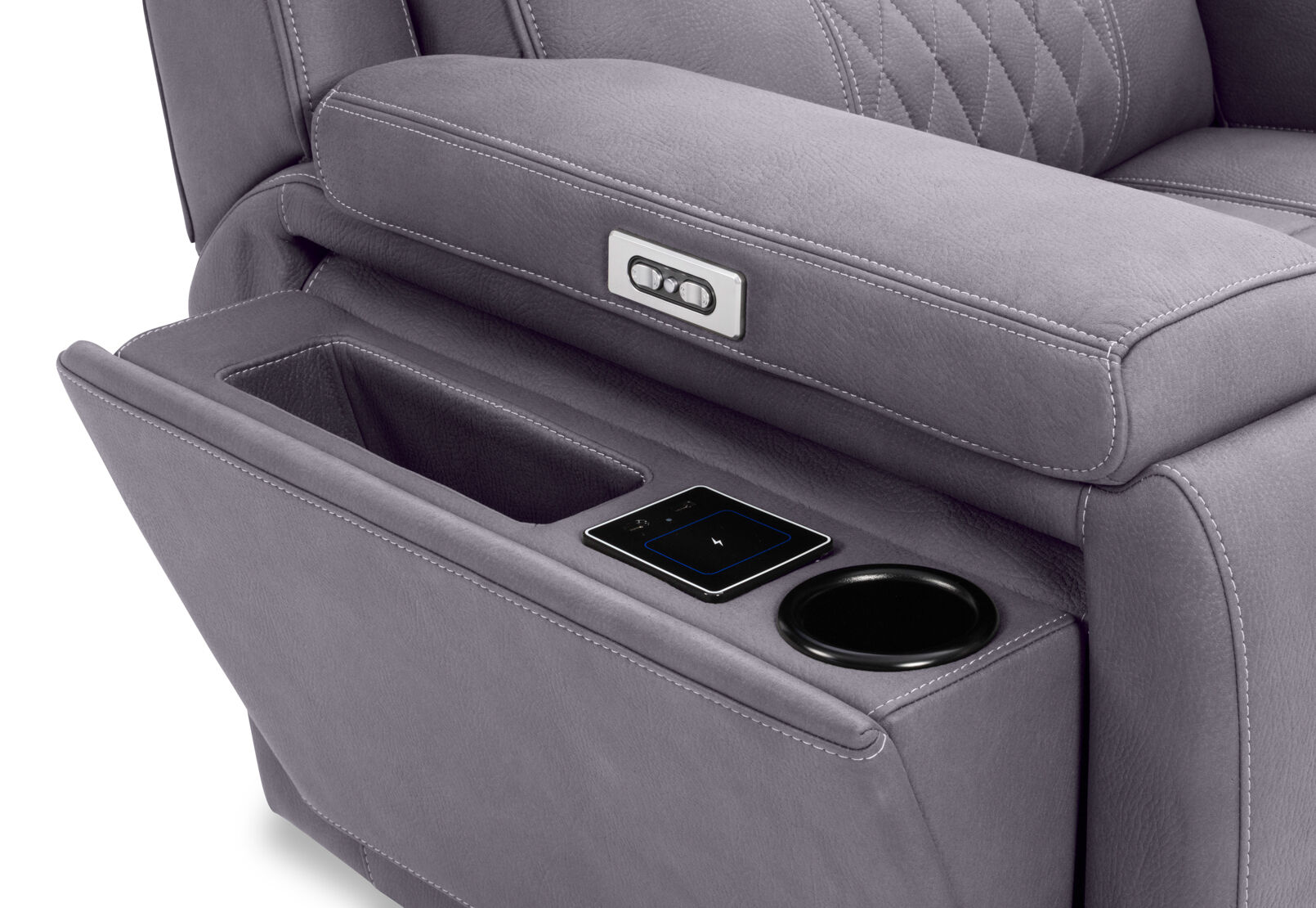 AGASSI FABRIC - Dual Electric Recliner AGASSI FABRIC