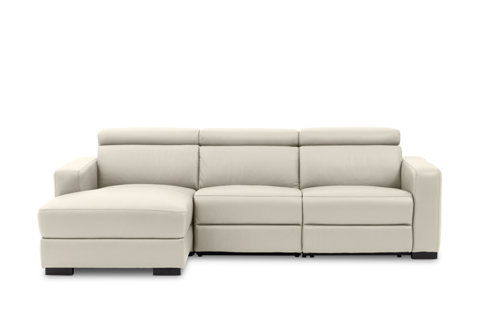 DAMIAN LEATHER - 3 Seater Sofa with LHF Chaise DAMIAN LEATHER